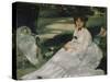 In the Garden, 1870-Edouard Manet-Stretched Canvas