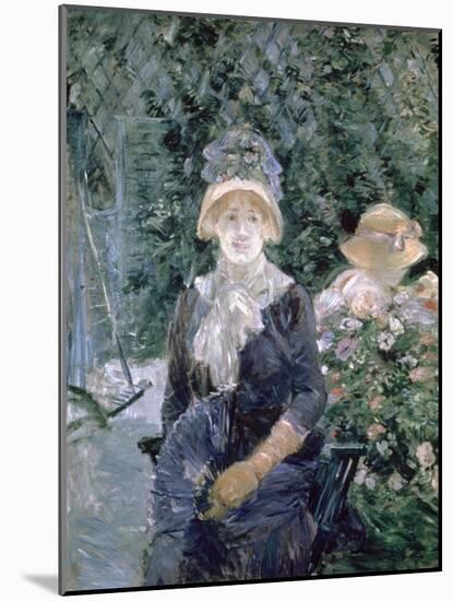 In the Garden, 1883-Berthe Morisot-Mounted Giclee Print