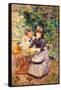 In the Garden, 1885-Pierre-Auguste Renoir-Framed Stretched Canvas