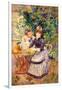 In the Garden, 1885-Pierre-Auguste Renoir-Framed Giclee Print