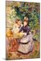 In the Garden, 1885-Pierre-Auguste Renoir-Mounted Giclee Print