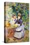 In the Garden, 1885-Pierre-Auguste Renoir-Stretched Canvas