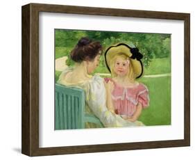 In the Garden, 1903/04-Mary Cassatt-Framed Premium Giclee Print