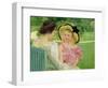 In the Garden, 1903/04-Mary Cassatt-Framed Premium Giclee Print