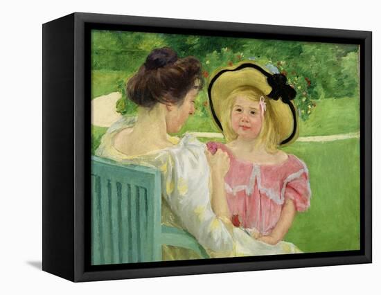 In the Garden, 1903/04-Mary Cassatt-Framed Stretched Canvas