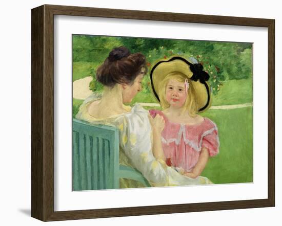 In the Garden, 1903/04-Mary Cassatt-Framed Giclee Print