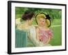 In the Garden, 1903/04-Mary Cassatt-Framed Giclee Print