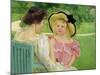 In the Garden, 1903/04-Mary Cassatt-Mounted Giclee Print