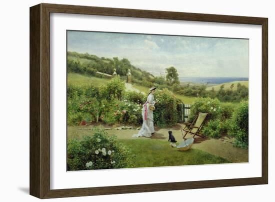 In the Garden, 1903-Thomas James Lloyd-Framed Giclee Print