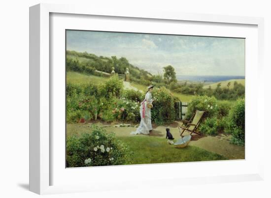 In the Garden, 1903-Thomas James Lloyd-Framed Giclee Print