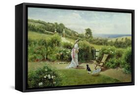 In the Garden, 1903-Thomas James Lloyd-Framed Stretched Canvas