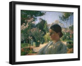 In the Garden, 1904-Henri Martin-Framed Giclee Print