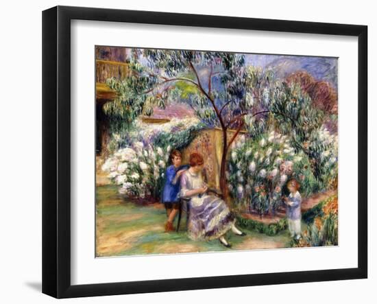 In the Garden, 1917-William James Glackens-Framed Giclee Print