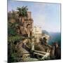 In the Garden, Amalfi-Richard Franz Unterberger-Mounted Art Print