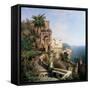 In the Garden, Amalfi-Richard Franz Unterberger-Framed Stretched Canvas
