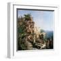 In the Garden, Amalfi-Richard Franz Unterberger-Framed Art Print