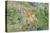In the Garden at Roche-Plate, 1894-Berthe Morisot-Stretched Canvas