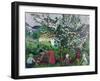 In the Garden by Nikolai Astrup-Nikolai Astrup-Framed Giclee Print