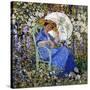 In the Garden, C.1910-11-Frederick Carl Frieseke-Stretched Canvas