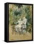 In the Garden; Dans Le Jardin, C.1885-Berthe Morisot-Framed Stretched Canvas