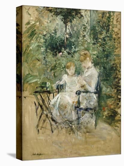 In the Garden; Dans Le Jardin, C.1885-Berthe Morisot-Stretched Canvas