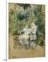 In the Garden; Dans Le Jardin, C.1885-Berthe Morisot-Framed Giclee Print