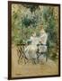 In the Garden; Dans Le Jardin, C.1885-Berthe Morisot-Framed Giclee Print