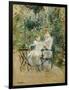 In the Garden; Dans Le Jardin, C.1885-Berthe Morisot-Framed Giclee Print