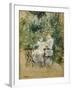 In the Garden; Dans Le Jardin, C.1885-Berthe Morisot-Framed Giclee Print