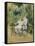 In the Garden; Dans Le Jardin, C.1885-Berthe Morisot-Framed Stretched Canvas