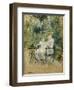 In the Garden; Dans Le Jardin, C.1885-Berthe Morisot-Framed Giclee Print