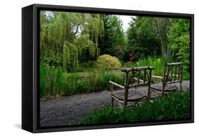 In the Garden I-Brian Moore-Framed Stretched Canvas