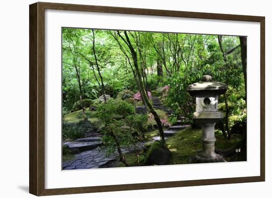 In the Garden II-Brian Moore-Framed Photographic Print