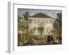 In the Garden of a House in the West Indies, 1844-Isaac Mendez Belisario-Framed Giclee Print