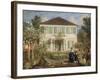 In the Garden of a House in the West Indies, 1844-Isaac Mendez Belisario-Framed Giclee Print