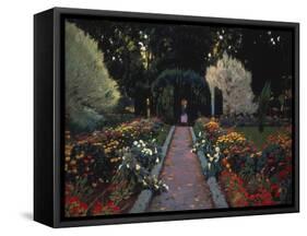 In the Garden of Aranjuez. 1908-Santiago Rusinol y Prats-Framed Stretched Canvas