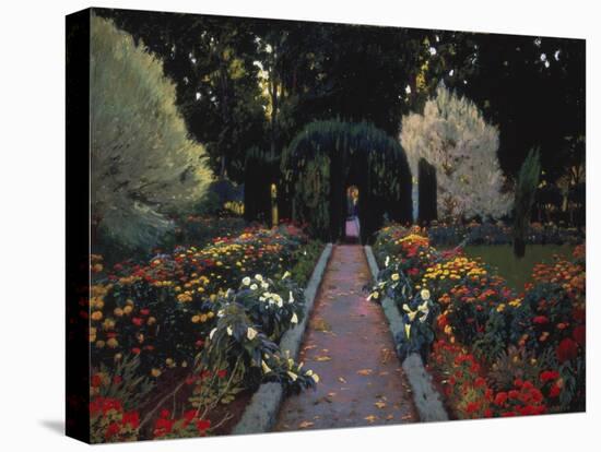 In the Garden of Aranjuez. 1908-Santiago Rusinol y Prats-Stretched Canvas