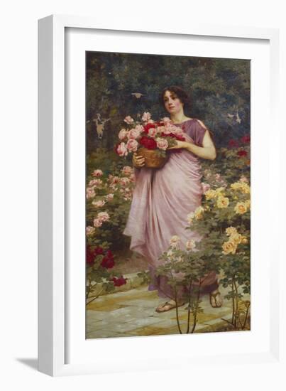 In the Garden of Roses-Richard Willes Maddox-Framed Giclee Print