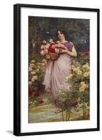 In the Garden of Roses-Richard Willes Maddox-Framed Giclee Print