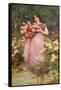 In the Garden of Roses-Richard Willes Maddox-Framed Stretched Canvas