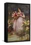 In the Garden of Roses-Richard Willes Maddox-Framed Stretched Canvas