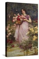 In the Garden of Roses-Richard Willes Maddox-Stretched Canvas