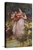 In the Garden of Roses-Richard Willes Maddox-Stretched Canvas