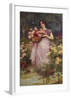 In the Garden of Roses-Richard Willes Maddox-Framed Giclee Print