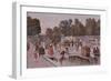 In the Garden of the Tuileries-Francois Flameng-Framed Giclee Print