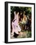 In the Garden, or under the Trees of the Moulin De La Galette, 1875-Pierre-Auguste Renoir-Framed Giclee Print