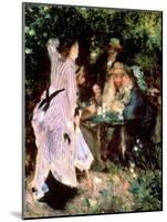 In the Garden, or under the Trees of the Moulin De La Galette, 1875-Pierre-Auguste Renoir-Mounted Giclee Print