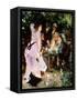 In the Garden, or under the Trees of the Moulin De La Galette, 1875-Pierre-Auguste Renoir-Framed Stretched Canvas