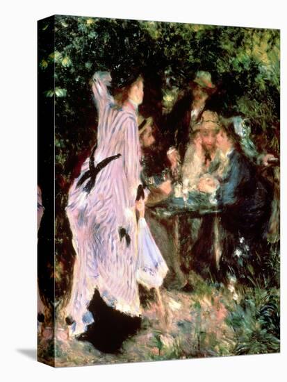 In the Garden, or under the Trees of the Moulin De La Galette, 1875-Pierre-Auguste Renoir-Stretched Canvas