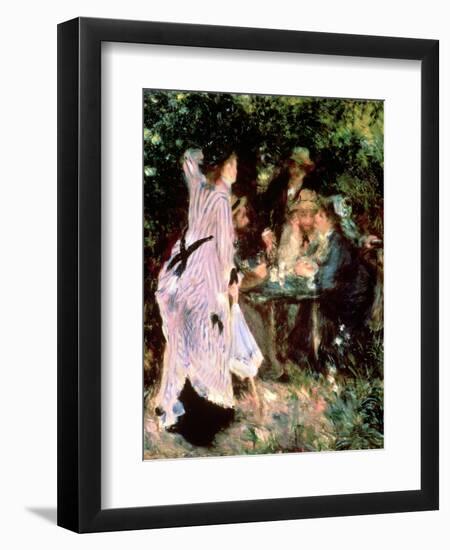 In the Garden, or under the Trees of the Moulin De La Galette, 1875-Pierre-Auguste Renoir-Framed Giclee Print